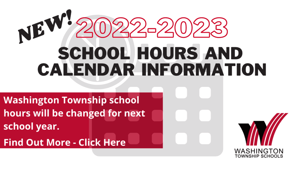 New 2022-23 school hours and calendar information for next year. Find out more.